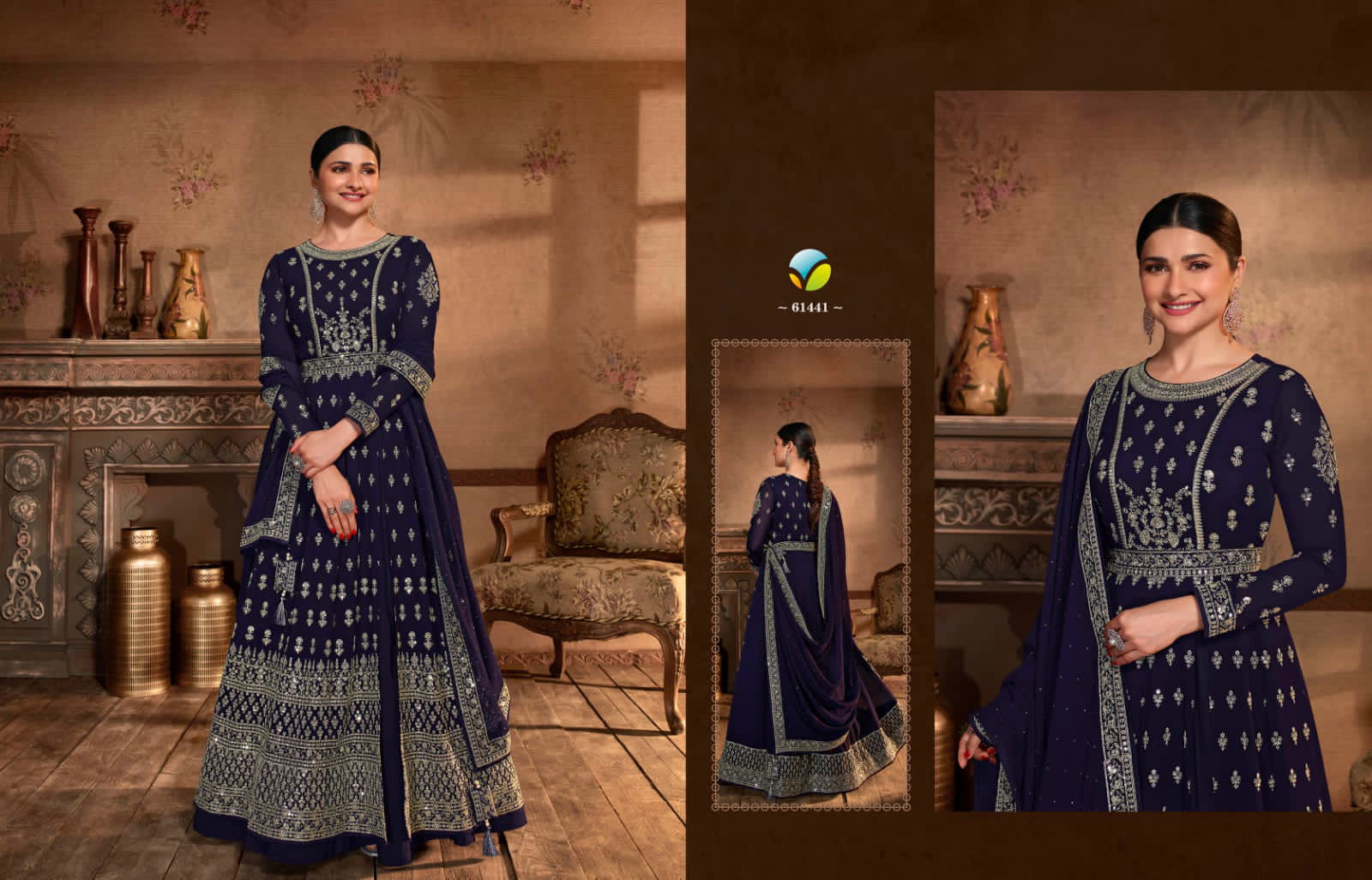 Vinay Kasheesh Pakeeza Heavy Wedding Wear Fancy Georgette Salwar Kameez Collection